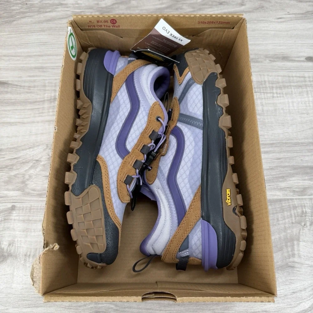 Vans Crosspath XC MTE Vibram Hiking Shoes Purple Brown VN000D5VTUD Womens Sz 8.5 - Picture 8 of 9